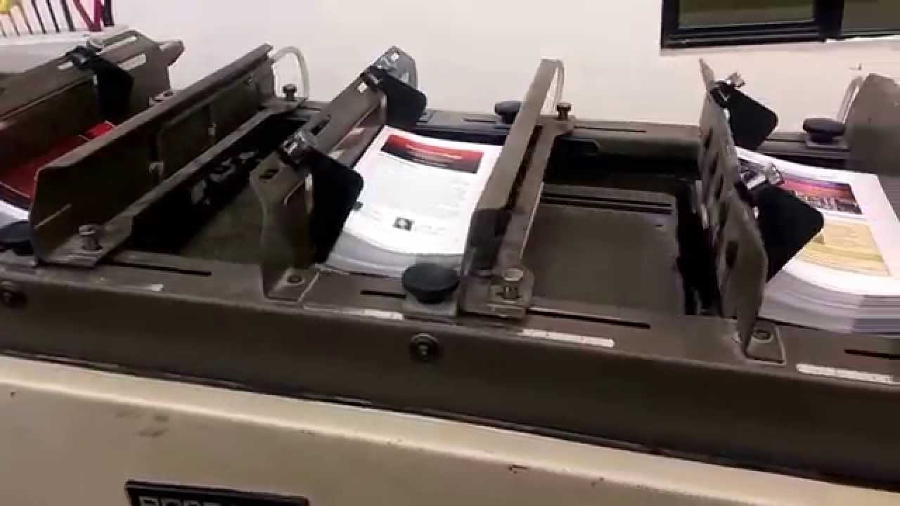 Rosback Collator stitcher trimmer