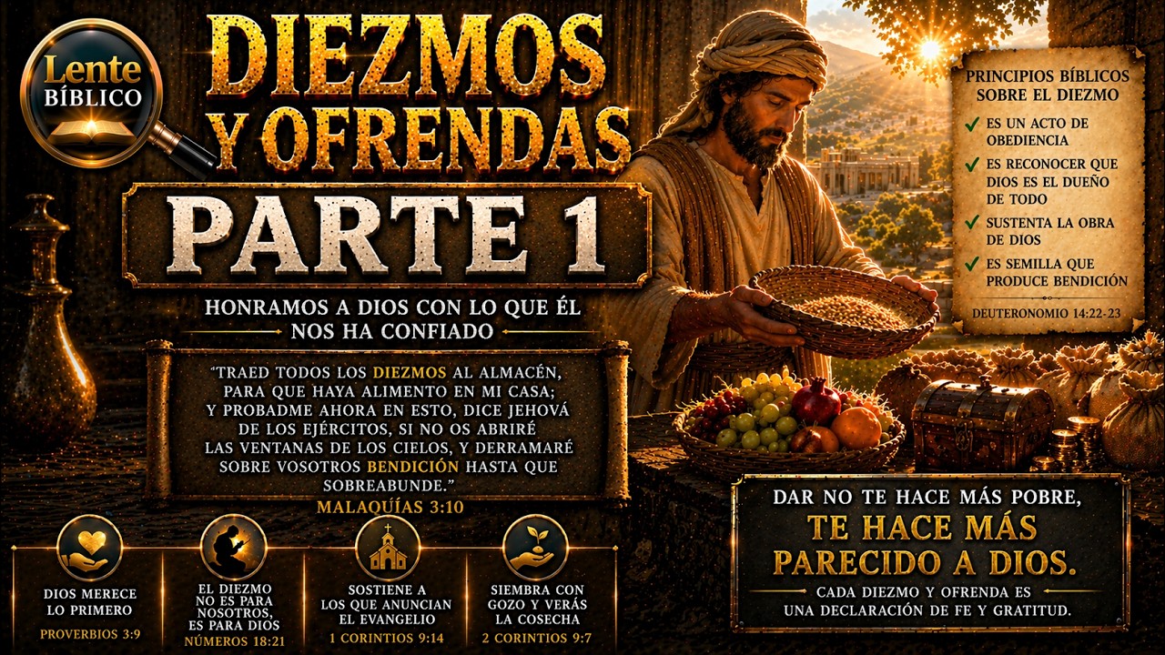 DIEZMOS Y OFRENDAS (LIVE- PARTE 1) LENTE BÍBLICO