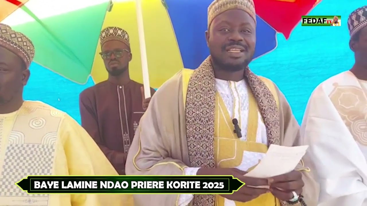 Prière IMAM BAYE LAMINE NDAO Korité 2025