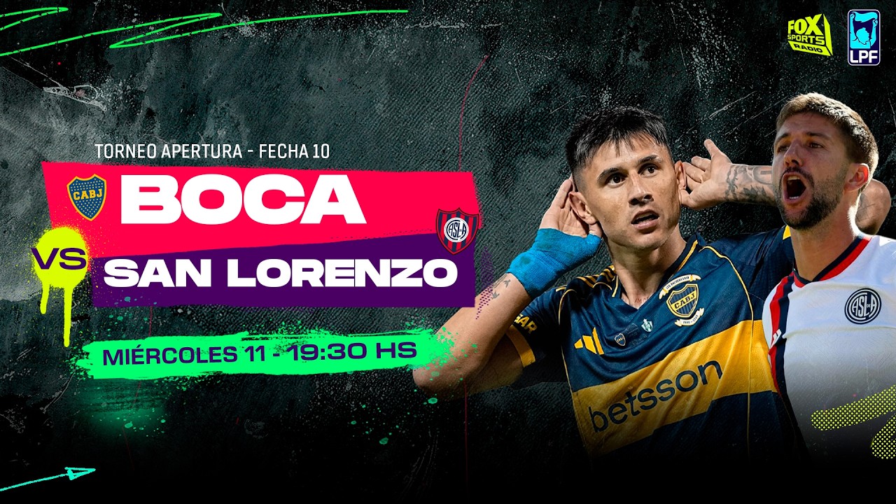 EN VIVO 🔴 BOCA JUNIORS vs SAN LORENZO || TORNEO APERTURA 2026