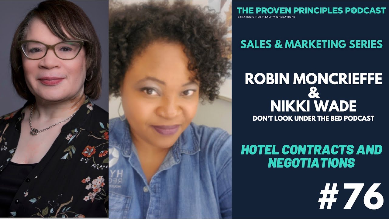 Sales & Marketing Series: Hotel Contracts and Negotiations: Robin Moncrieffe & Niki Wade: AUDIO ONLY