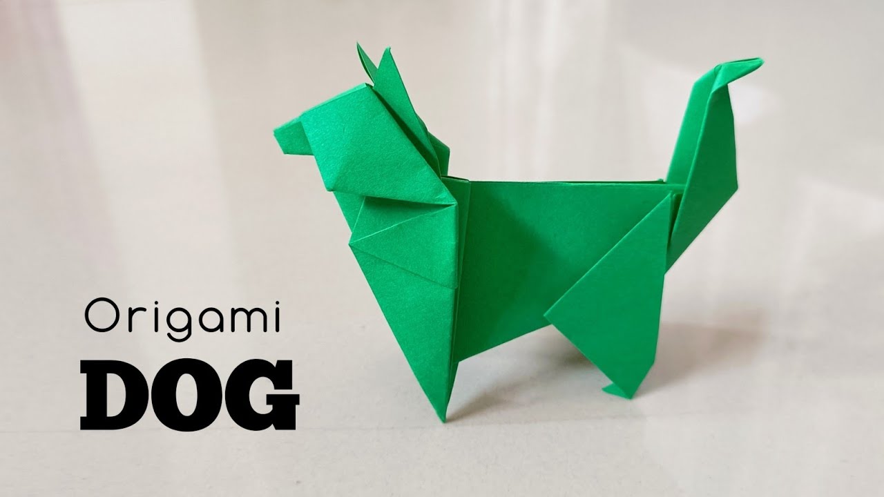 Origami Dog Tutorial - Fold a Cute Paper Dog in Minutes!