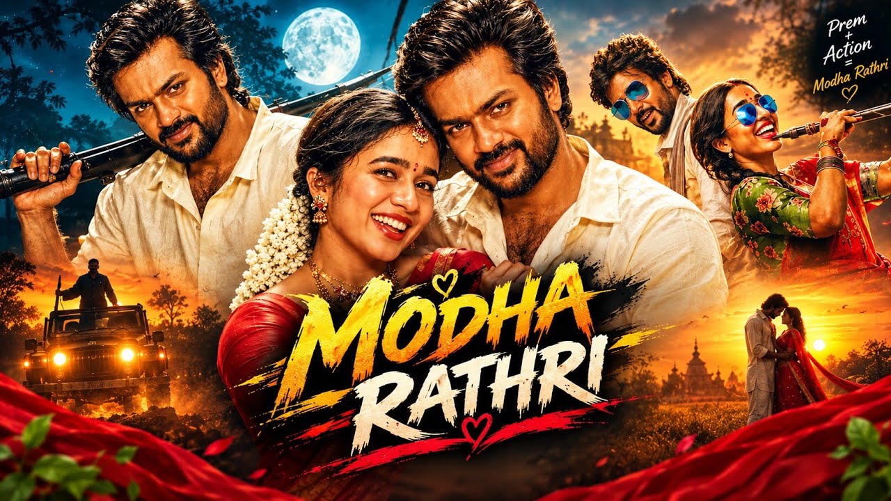 Modha Rathri New South Movie | Rishikanth | Anishma Anilkumar | Full Love Story & Action Movie Hindi