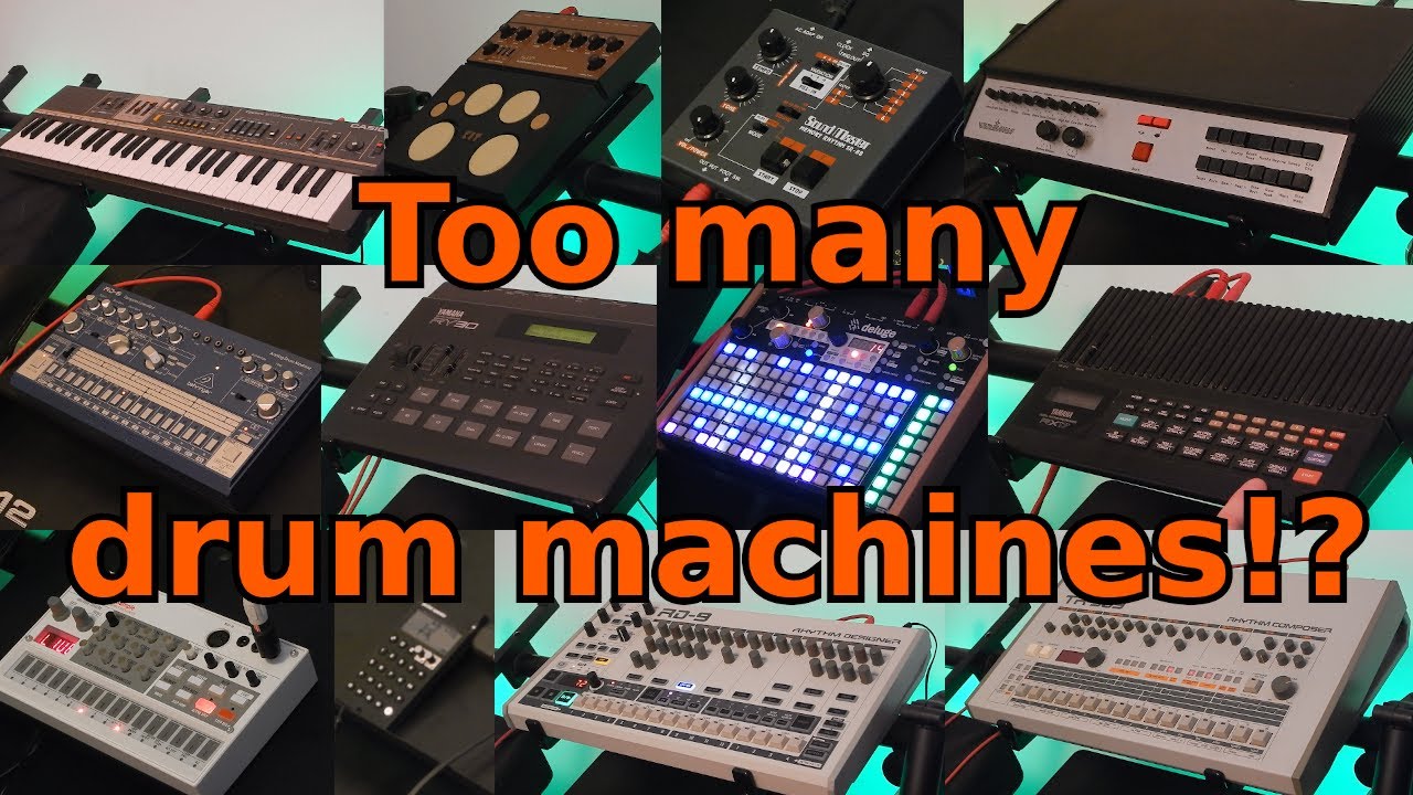 All my drum machines - One Hundred Subscriber Special!