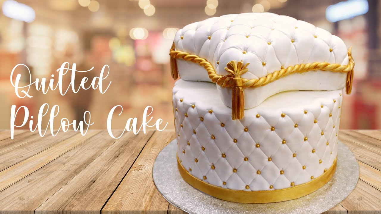 Quilted Pillow Cake | How to make a pillow cake