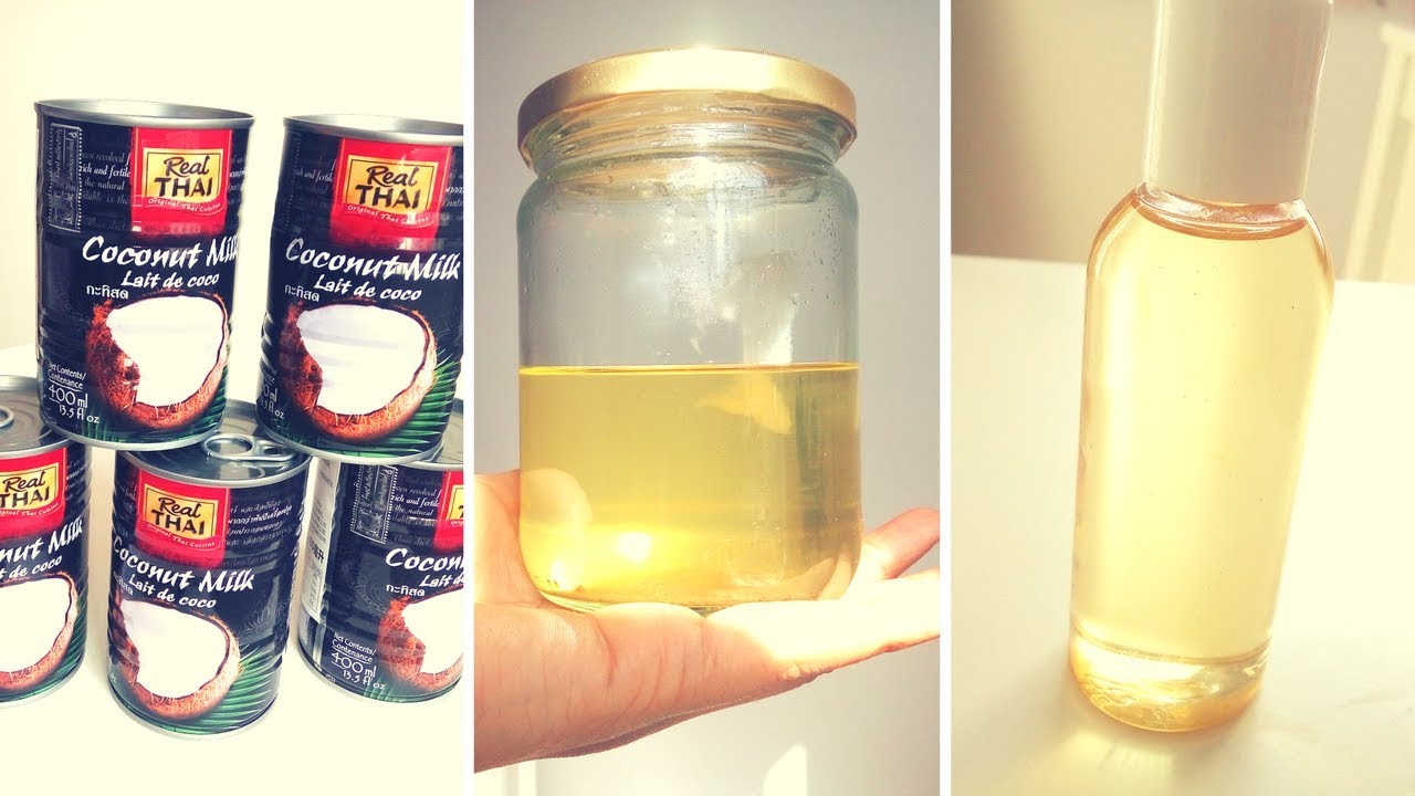 DIY | HOW TO make Coconut oil with Canned Coconut MILK at Home