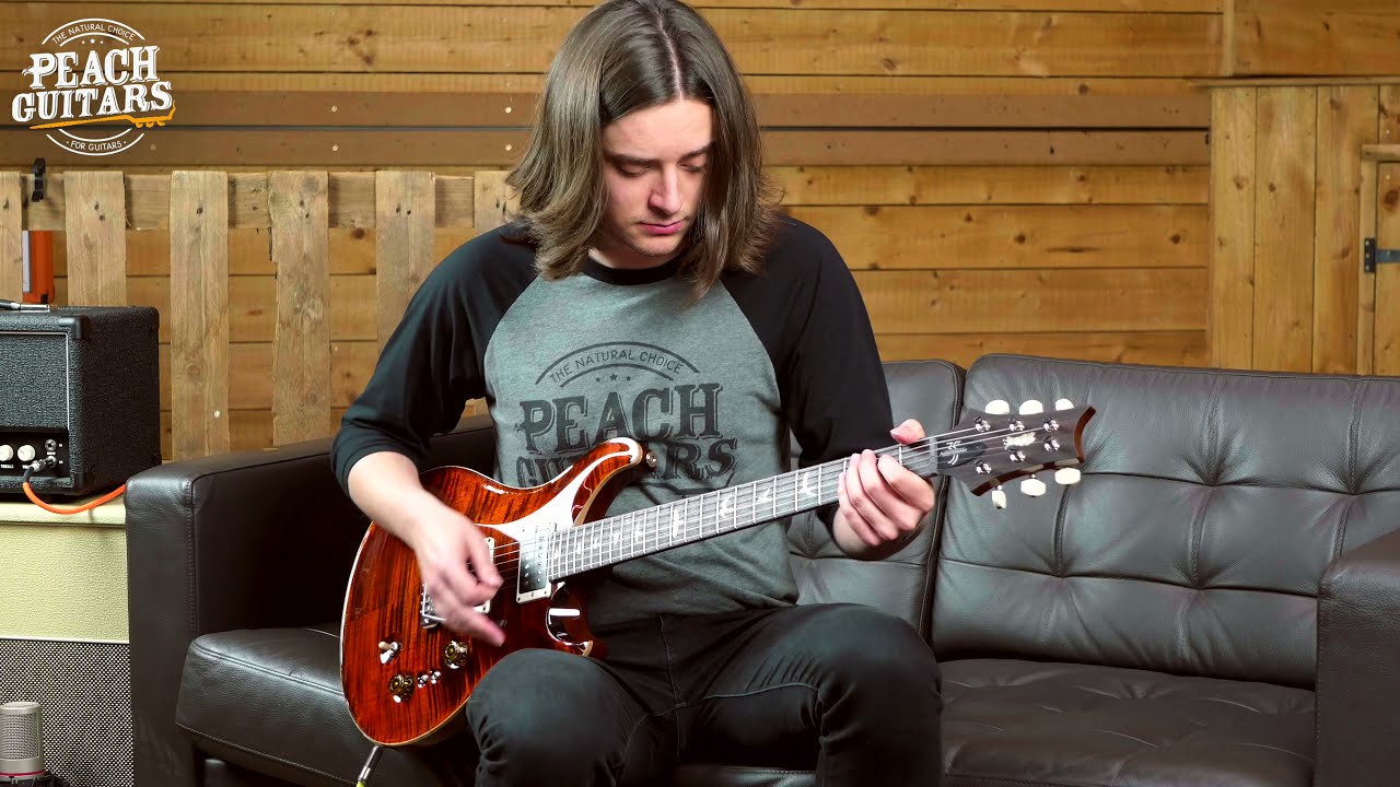 PRS 35th Anniversary Custom 24 Orange Tiger Pattern Regular