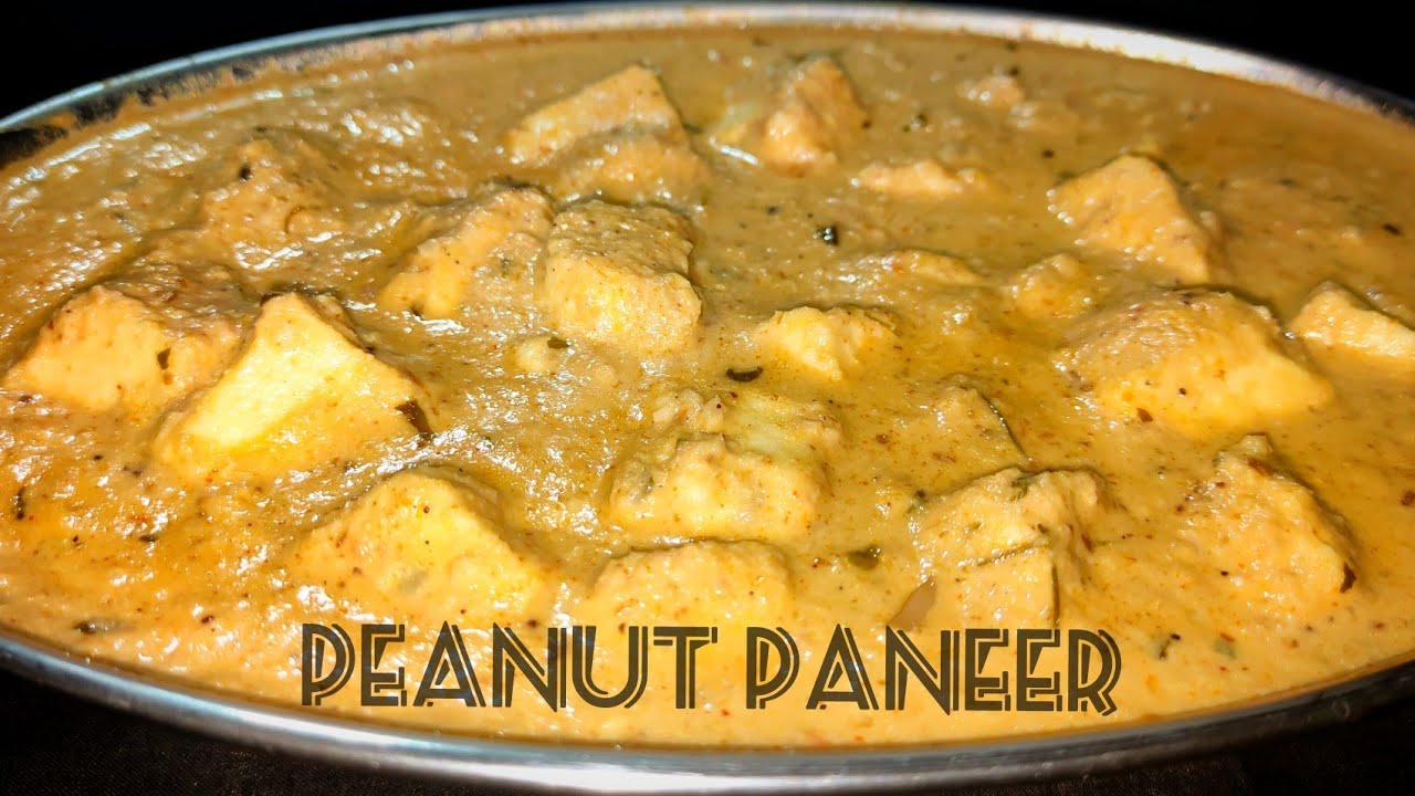 Peanut Paneer Masala recipe- मूंगफली वाली पनीर की सब्जी | Peanut Paneer l Peanut curry@EatWithNishi