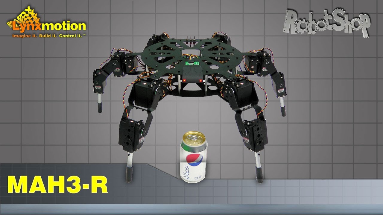 MAH3 Hexapod Robot by RobotShop.com