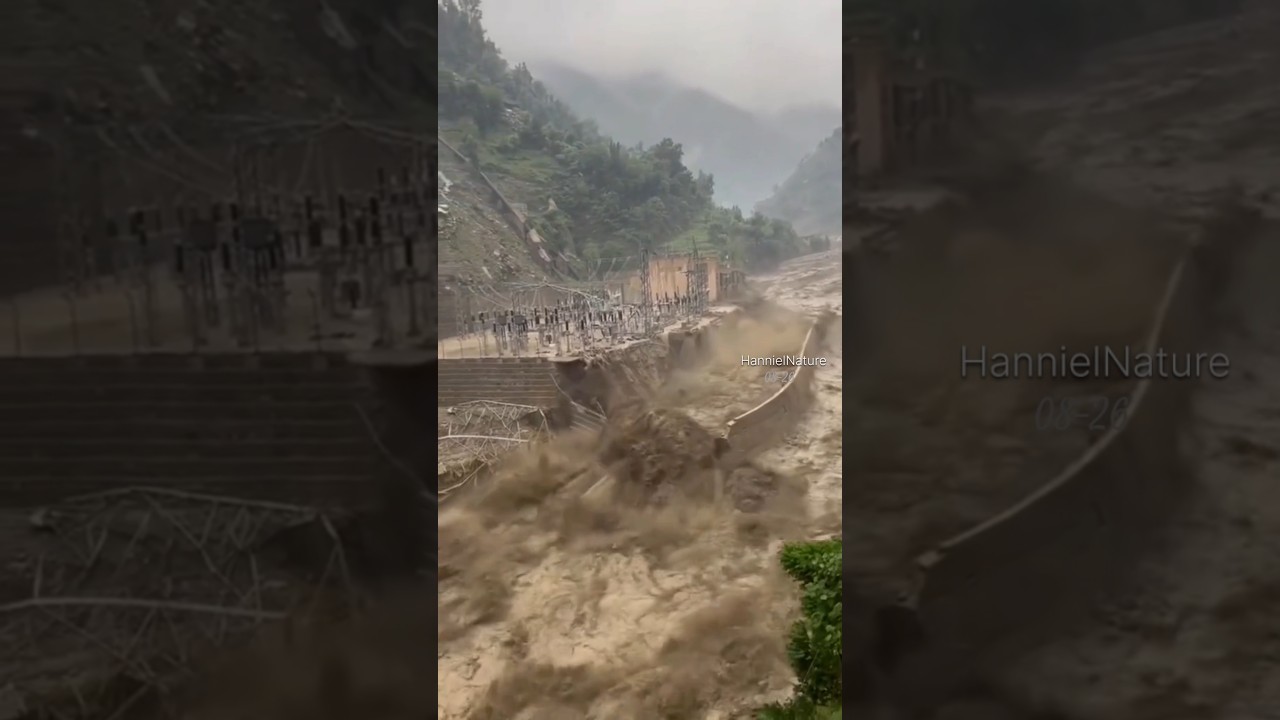Nepal Flood Disaster 2026 🌊 Roads Swept Away | Terrifying Flash Flood #hannielnature