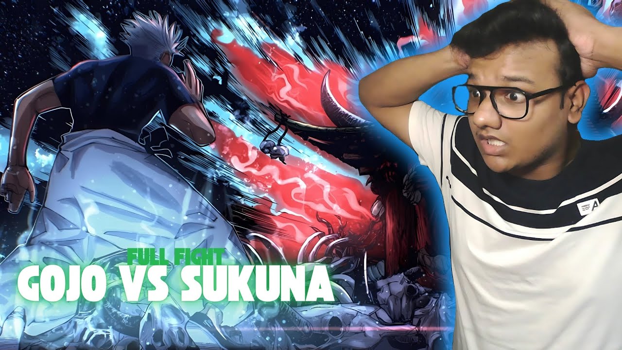 Reacting to GOJO VS SUKUNA FULL FIGHT AMV + ENDING SCENE 4K | LADY GAGA - JUDAS | AMV Reaction