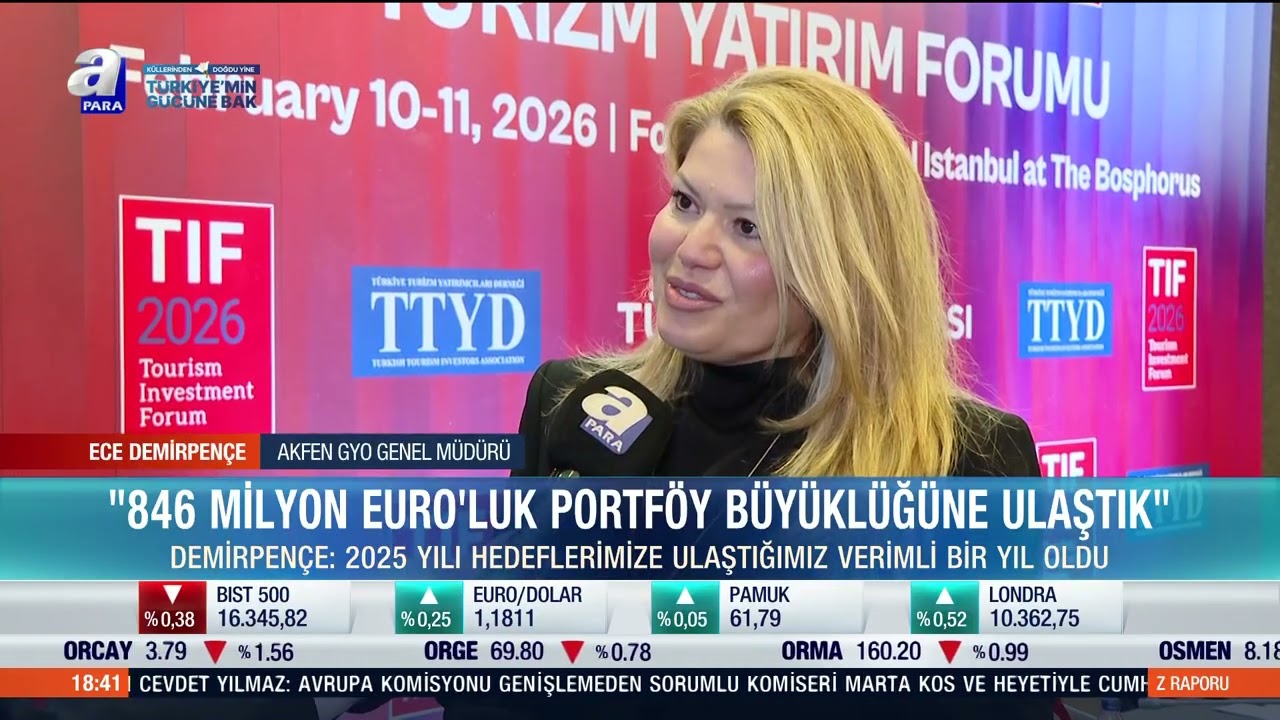 Akfen GYO Genel Müdürü Ece Demirpençe - APara TV - 6 Şubat 2026