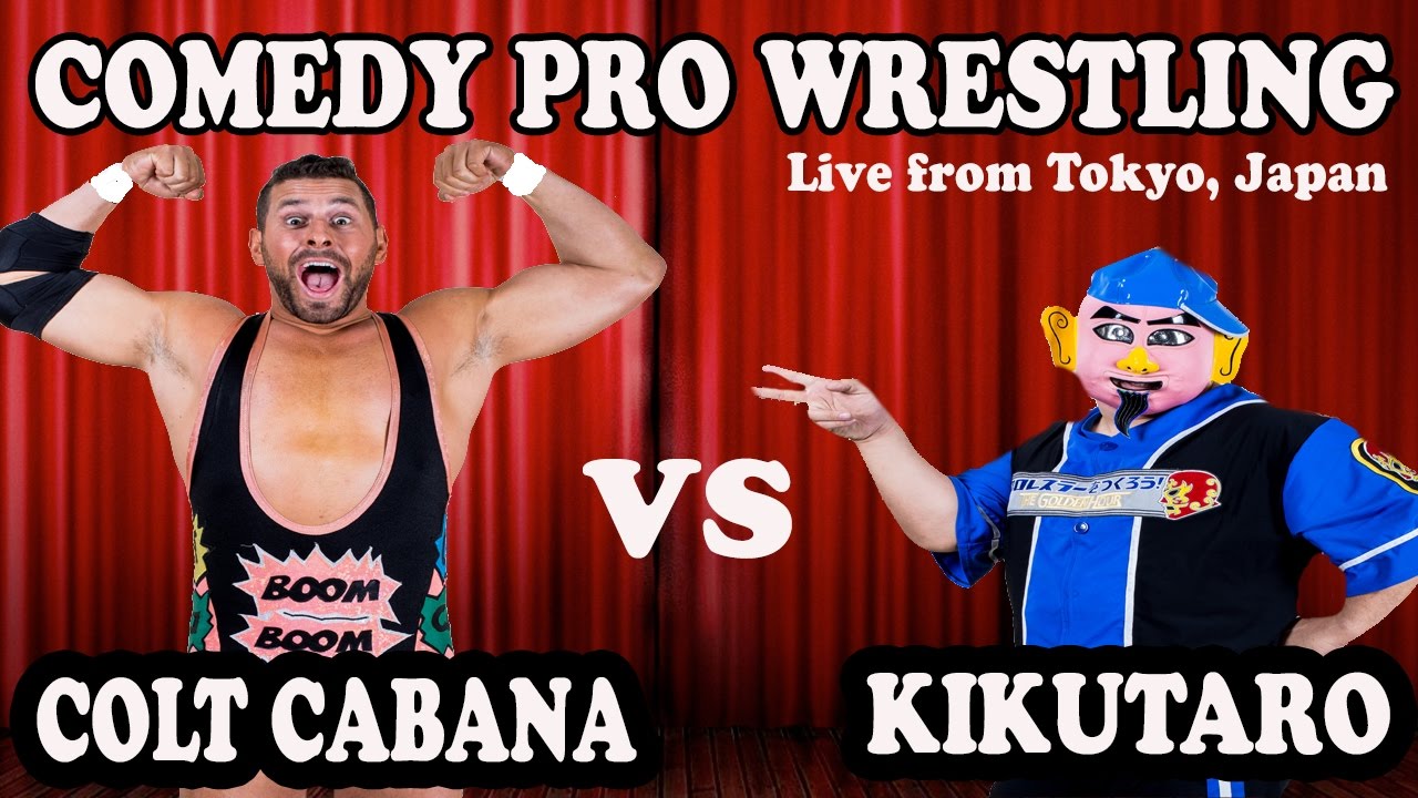 FREE FULL COMEDY WRESTLING MATCH - Cabana v Kikutaro [Tokyo, Japan - April 16,2014]