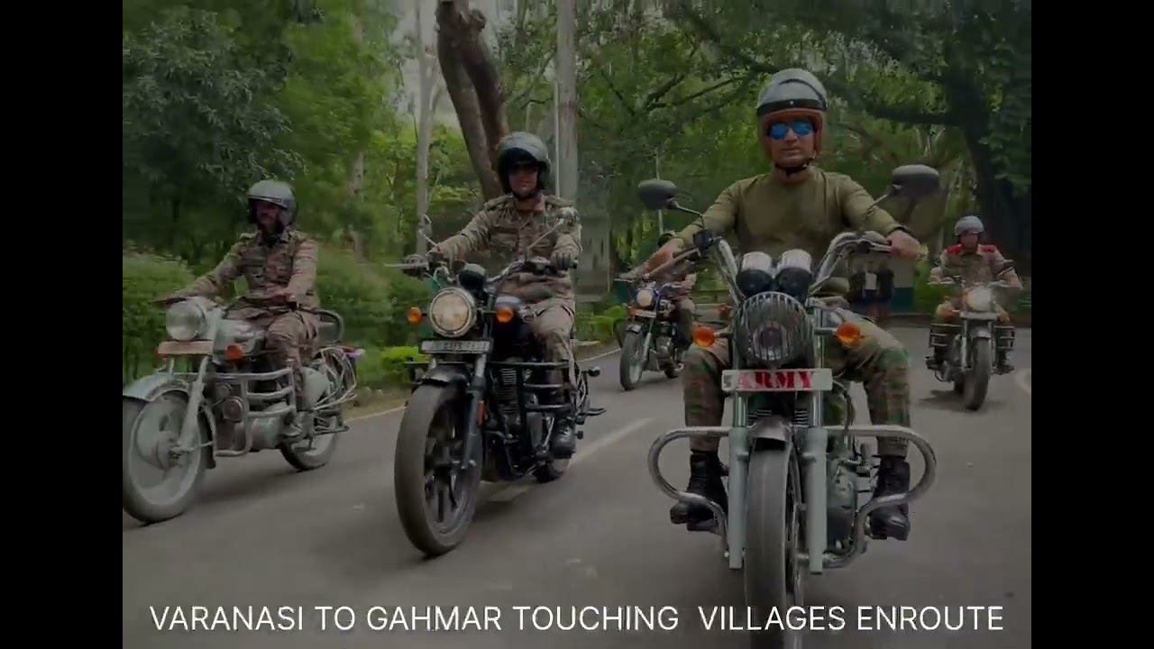 Motorcycle Rally to Gahmar Village, Ghazipur