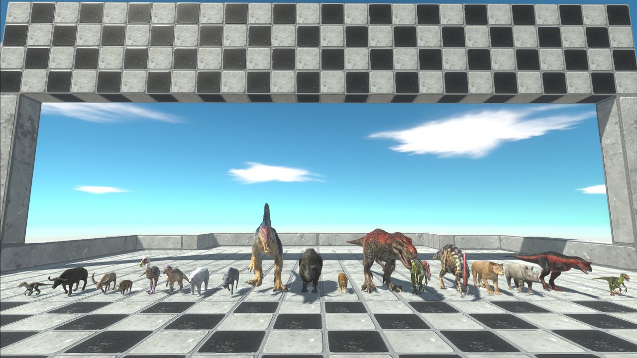 Random Animals Speed Race - Animal Revolt Battle Simulator