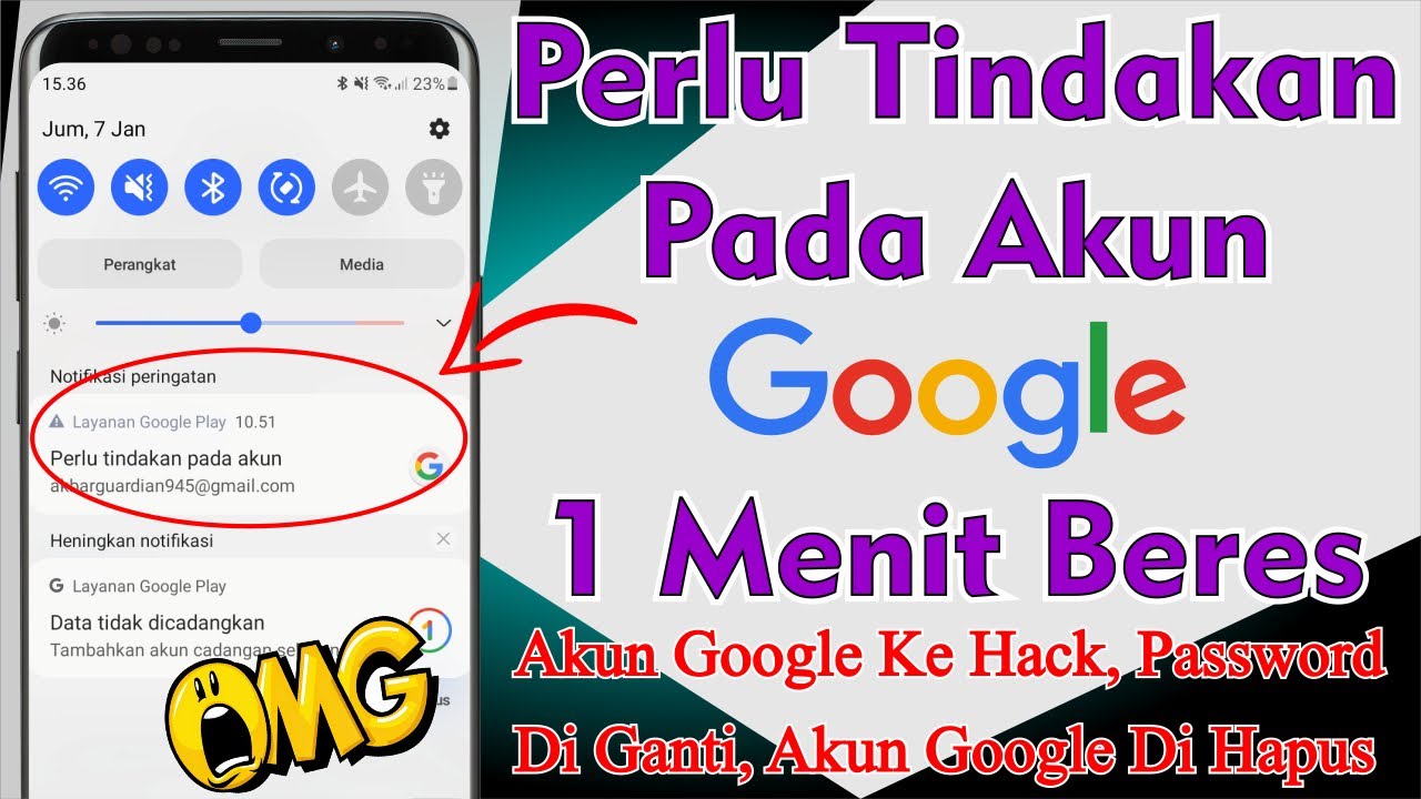 Cara Mengatasi Akun Google Perlu Tindakan Pada Akun