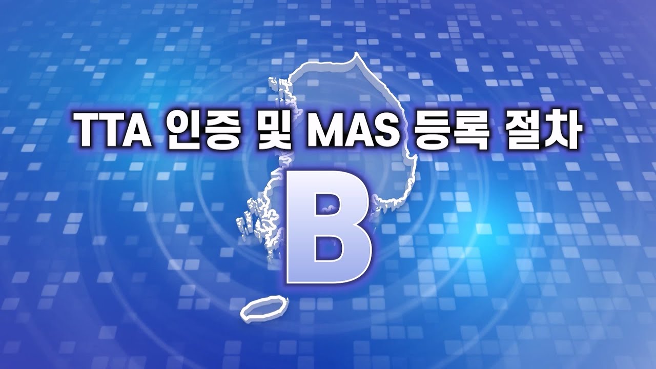 영상감시장치 TTA 인증 MAS 등록 [B안]