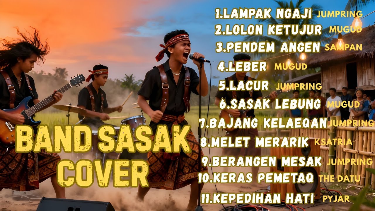 Full Album Lagu Pilihan BAND SASAK Lombok Cover Rock Terbaik
