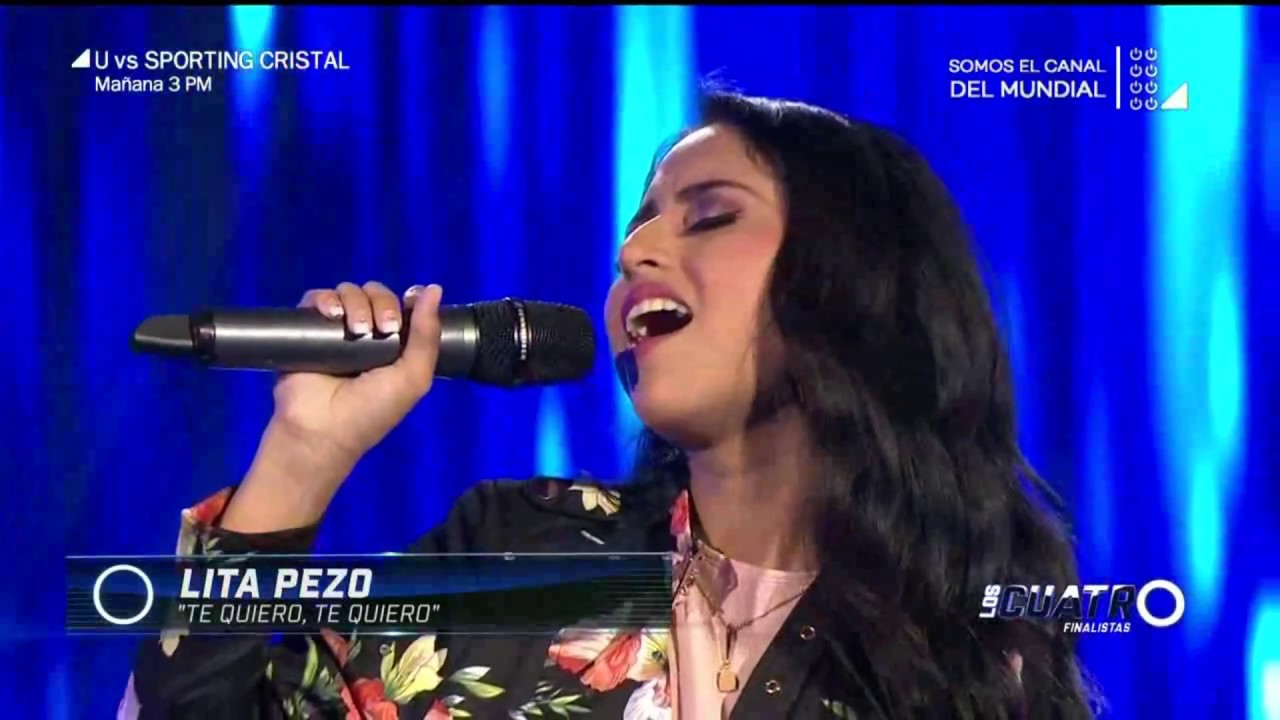 LITA PEZO canta Te Quiero, te quiero (Nino Bravo) en los Cuatro Finalistas