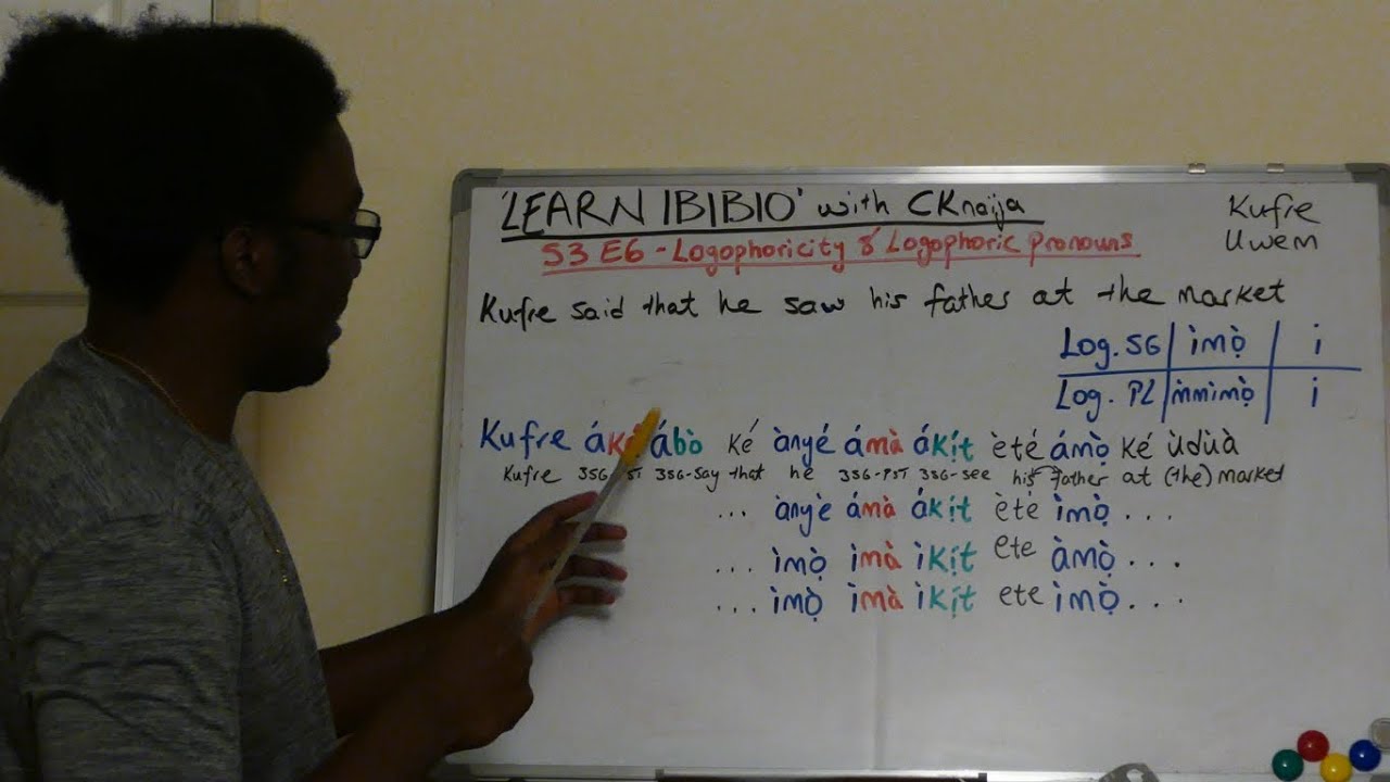 LEARN IBIBIO (with CKnaija) || S3 E6 - Logophoricity and logophoric pronouns in Ibibio (Part 1)