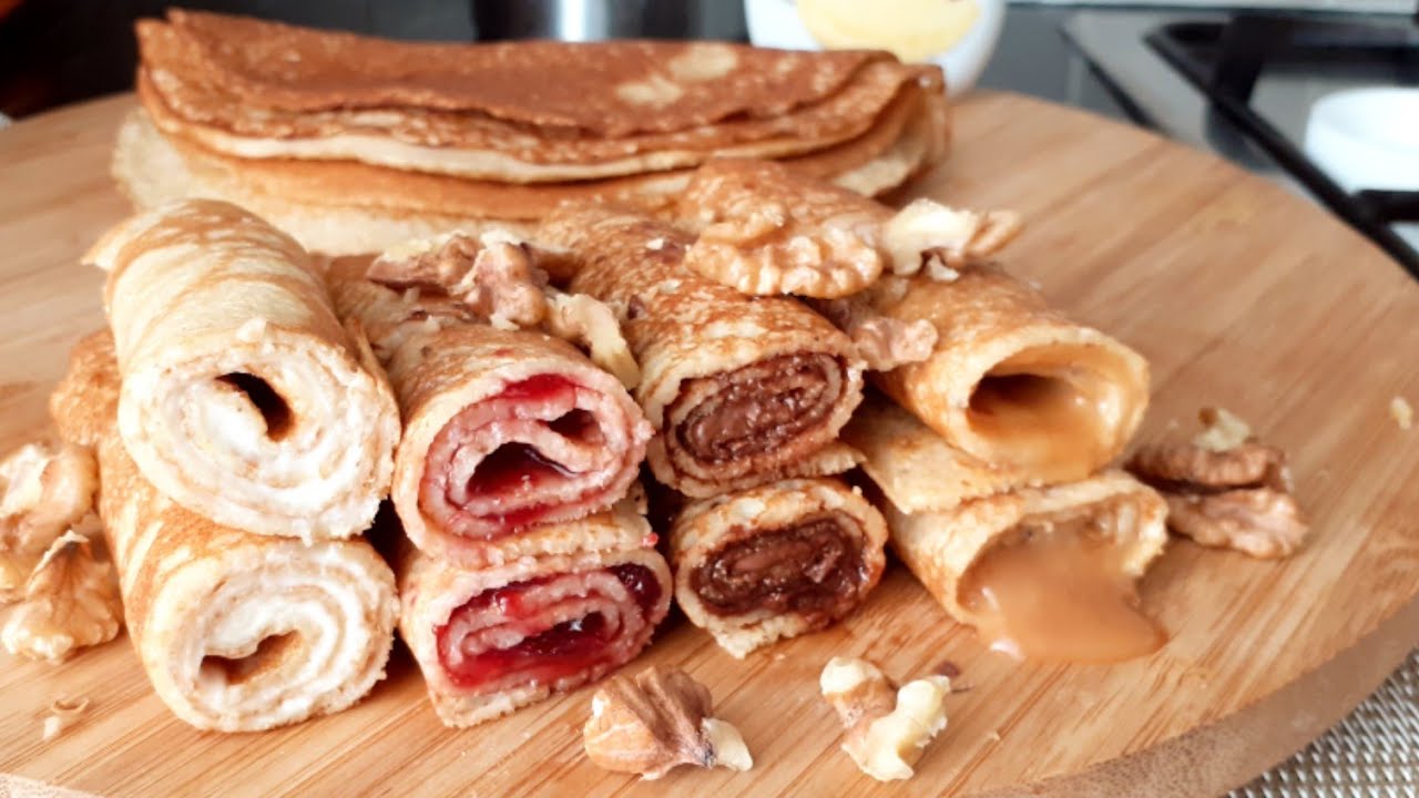 كريب شوفان خطيييير بدون دقيق بدون خميرة جربو متندموش😍 crepes de avena sin harina muy rico y fácil