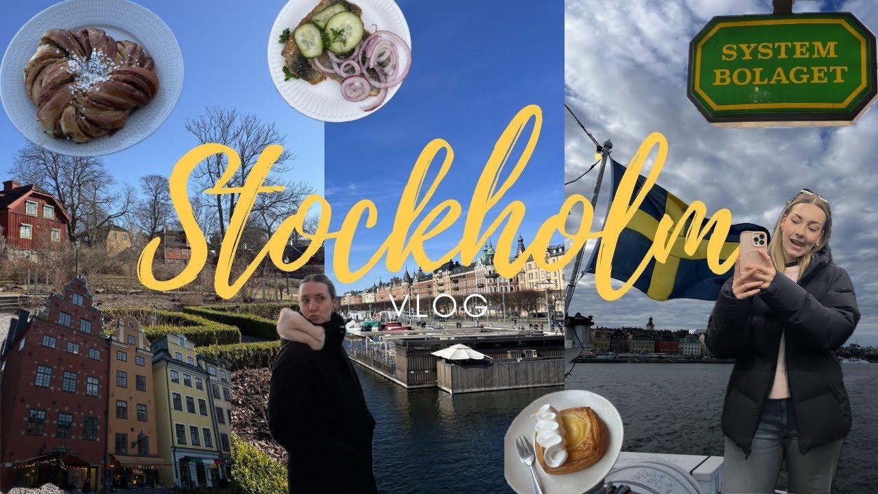 Stockholm Weekend Vlog | Food, Caf&eacute;s & City Views