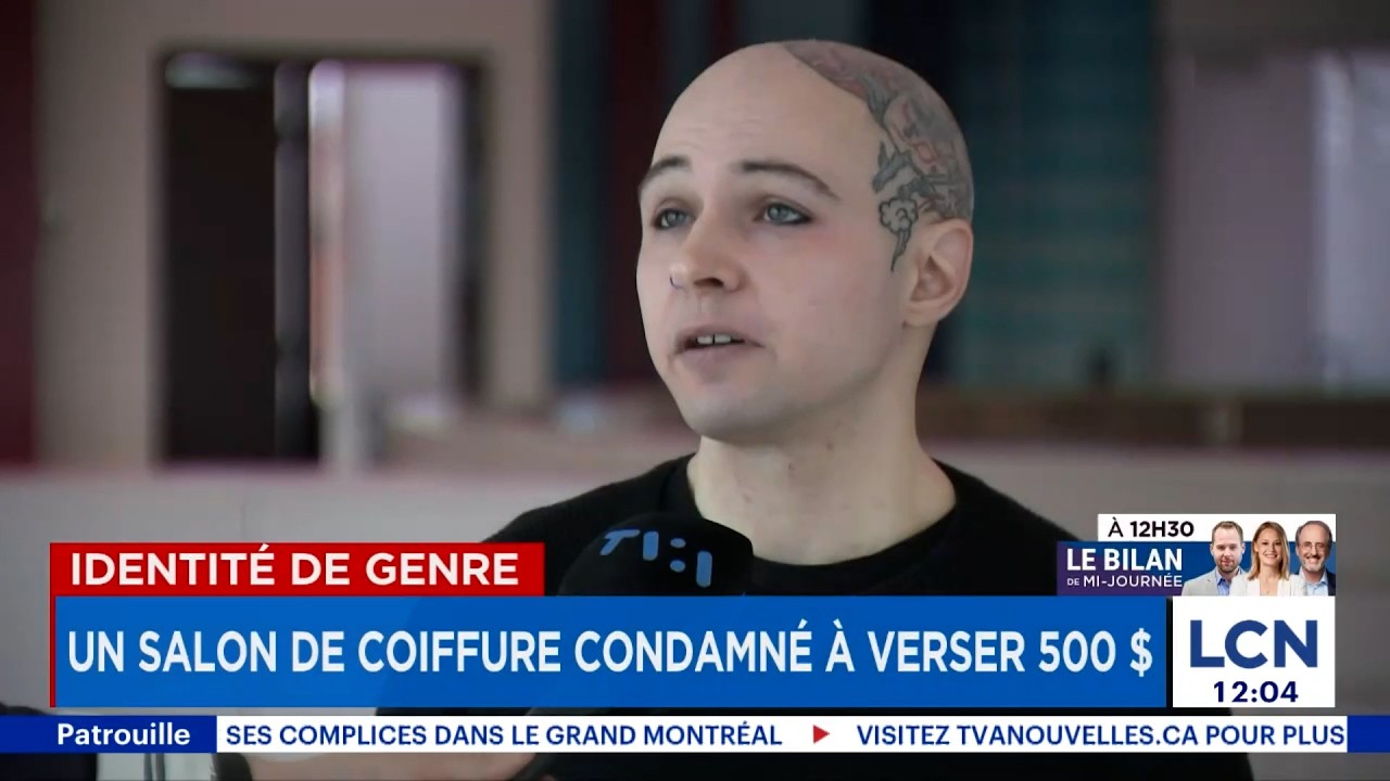 Un salon de coiffure condamné à payer 500$ à une personne non binaire