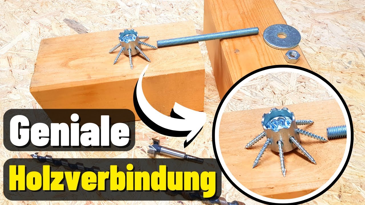 unsichtbare Hirnholzverbindung [SO GEHTS]