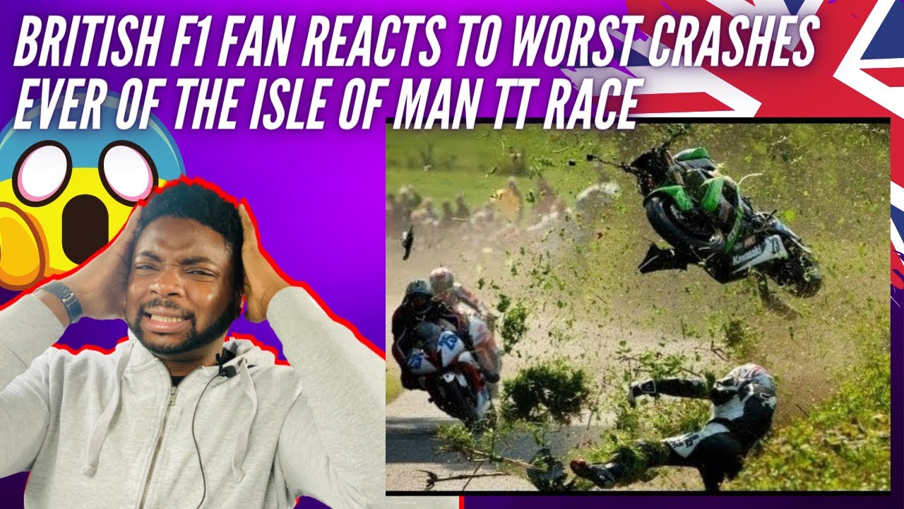 🇬🇧  BRIT Formula 1 Fan Reacts WORST Crashes Of Isle of Man TT - THE Most Dangerous Race On EARTH?!