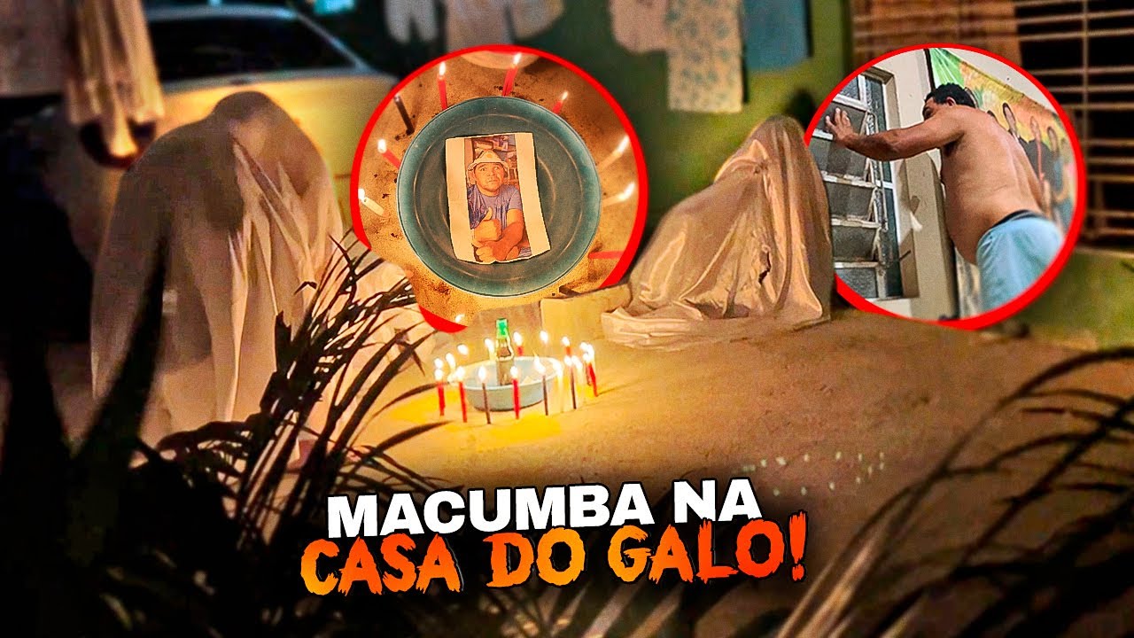 PEGADINHA DA MACUMBA NA CASA DO GALO CEGO 😱🤣 | GALO CEGO