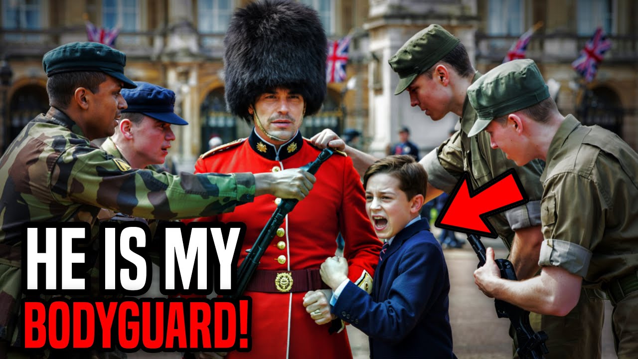 Four Recruits Surrounded a Royal Guard &mdash; Until Prince George Said, &ldquo;He&rsquo;s My Bodyguard.&rdquo;