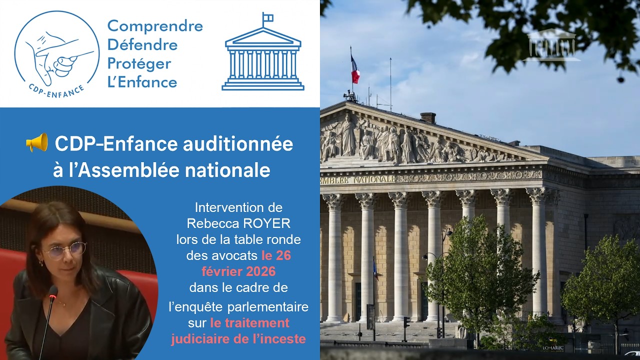 Table ronde traitement judiciaire de l'inceste parental   Intervention de Rebecca ROYER
