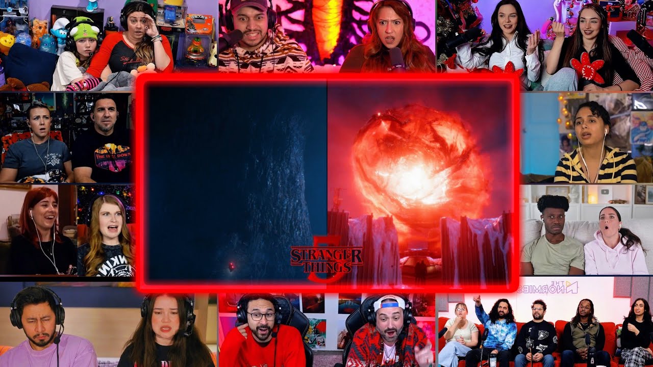 Fans React To THE UPSIDE DOWN BEING A WORMHOLE REVEAL | Stranger Things S5 Ep 7 Reaction Compilation