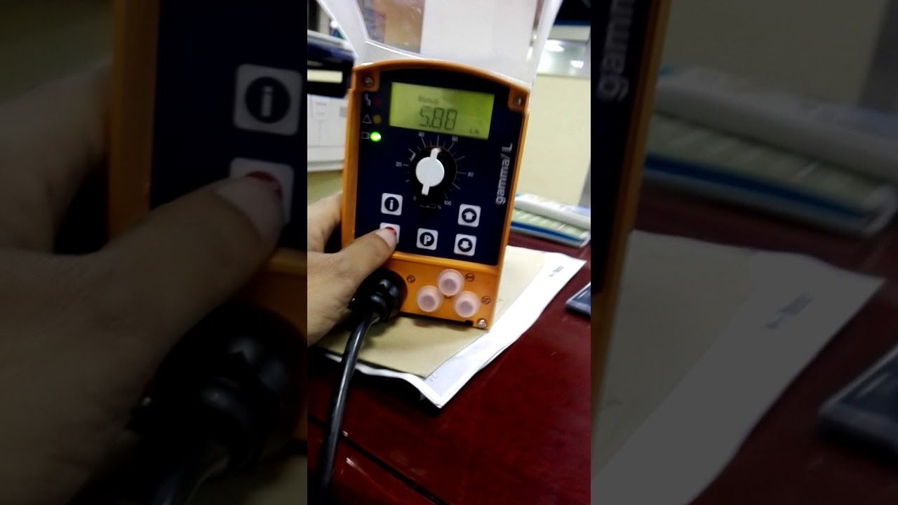 Prominent Chemical Dosing Pump Settings