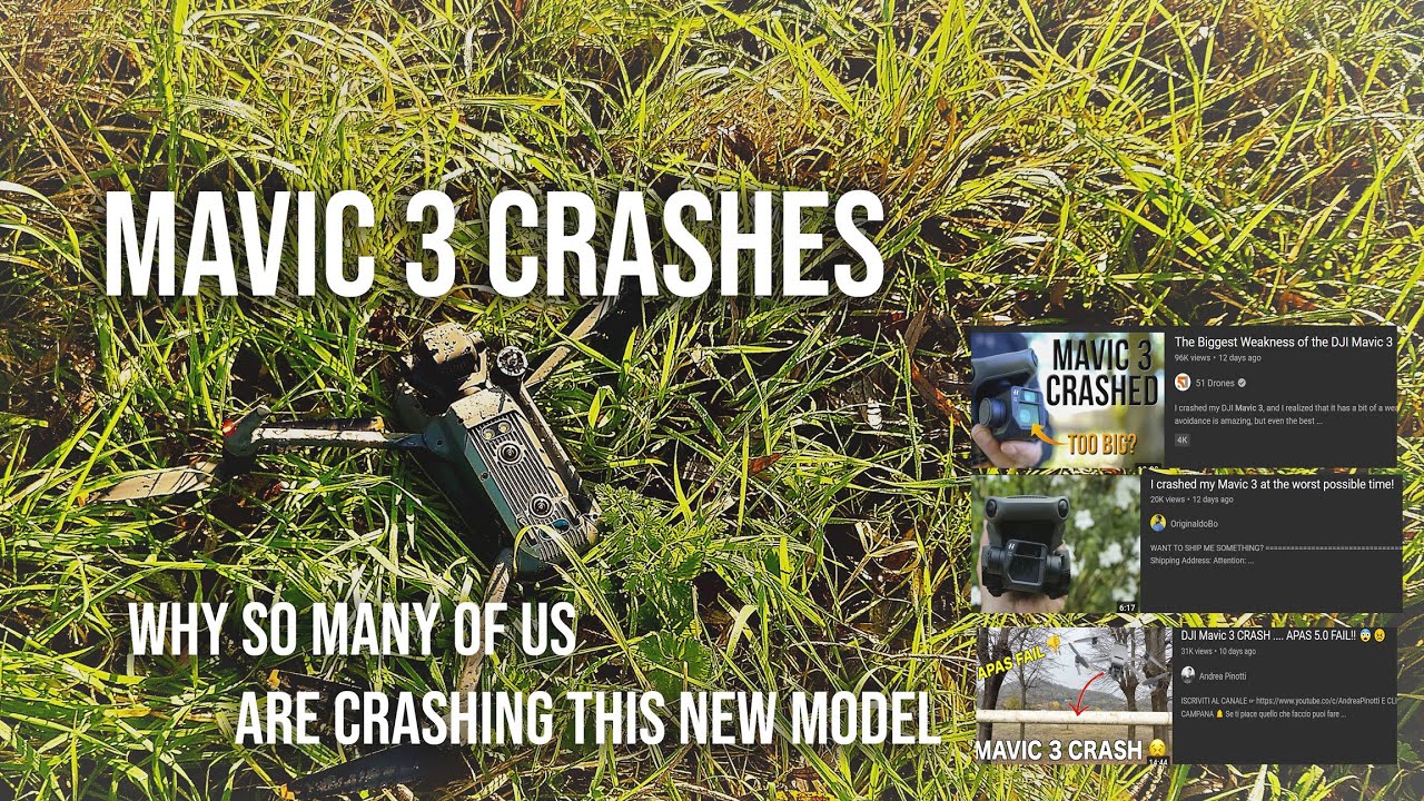 Mavic 3 Crash Analysis - This is why it's so easy to crash this model (including mine)