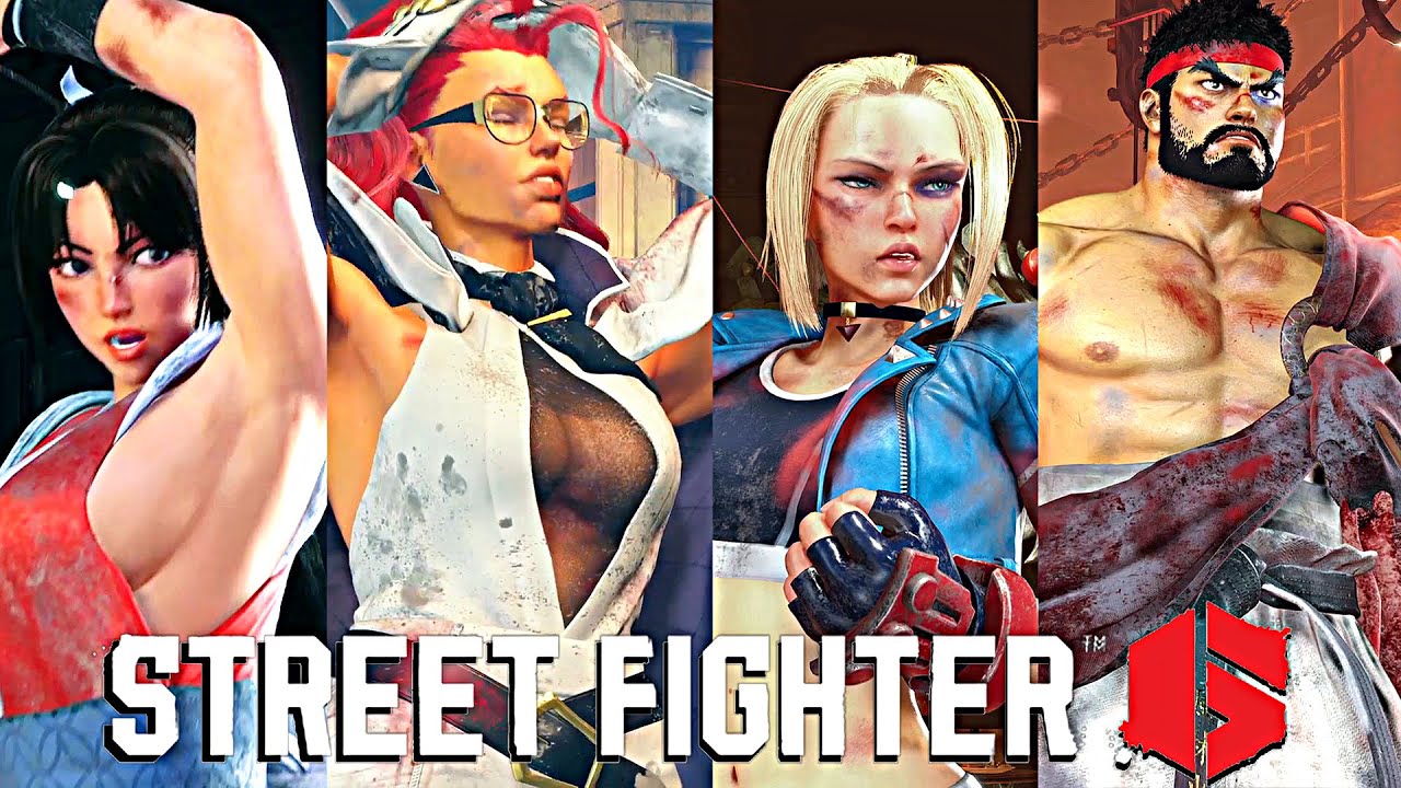 Street Fighter 6 — Реакция ВСЕХ персонажей на «Game Over» и «Continue»
