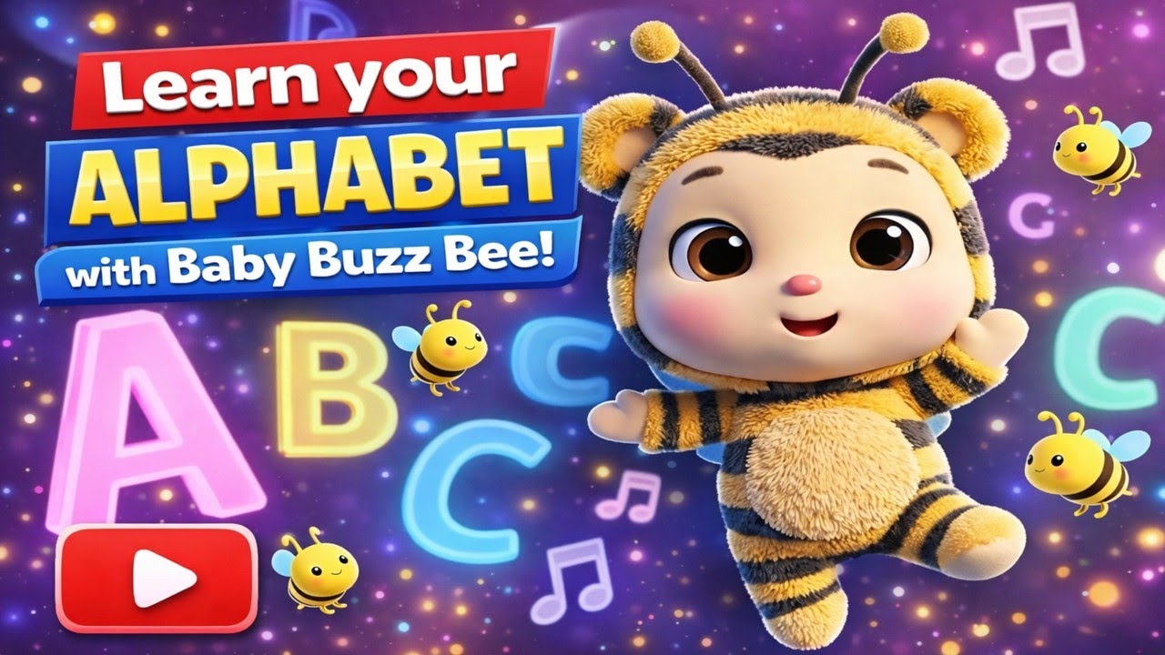Alphabet Song for Toddlers – ABC Learning with Buzz Bee | Toddler TV