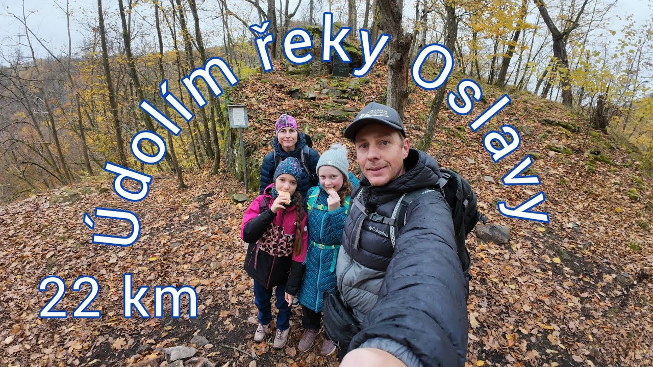 Údolím řeky Oslavy : skály, řetězy, brodění a pravé podzimní dobrodružství. Náměšť nad Oslavou. 