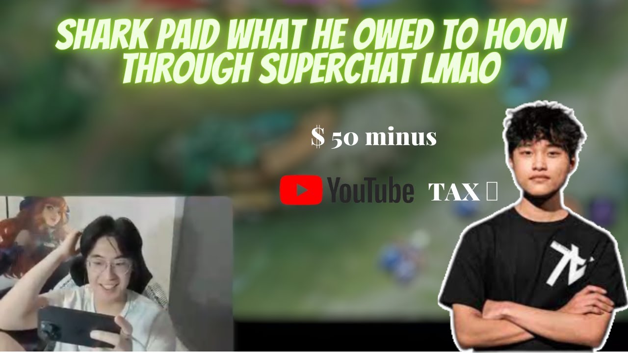 Shark owed Hoon 50 bucks then Donated it on Hoon's Stream lmao.