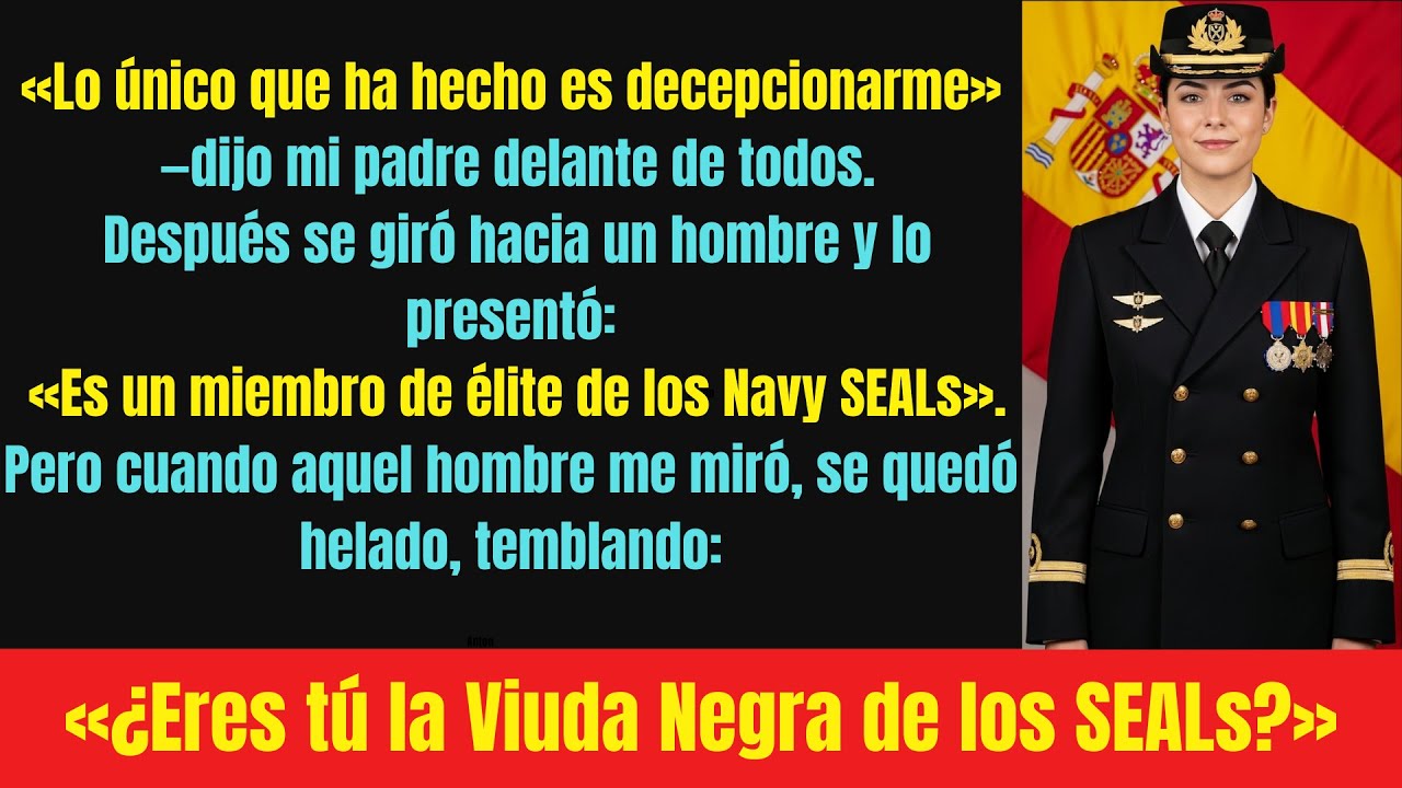 Mi padre me humill&oacute; en p&uacute;blico... hasta que su SEAL susurr&oacute;: &ldquo;&iquest;Viuda Negra?&rdquo;