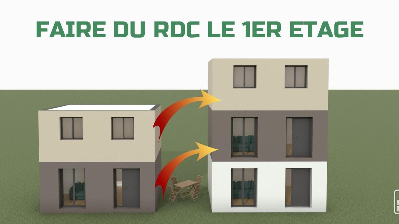 kozikaza tuto faire du rez de chaussée le 1er étage