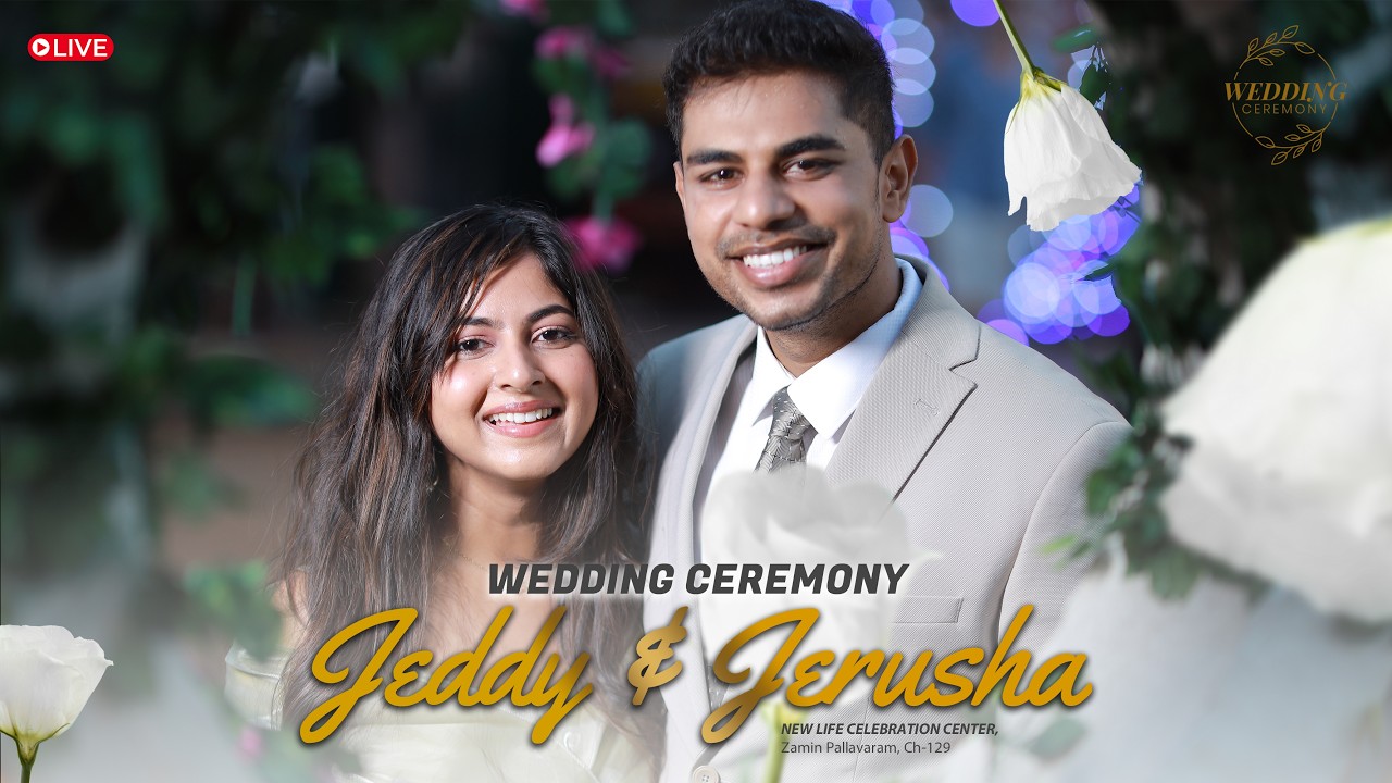 Jerusha & Jeddy | 🔴 Wedding Live Stream | April 15, 2026