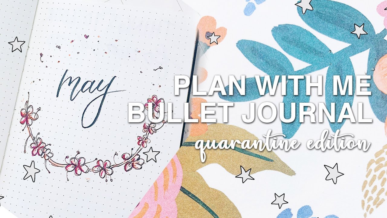 may 2020 college bullet journal - plan with me