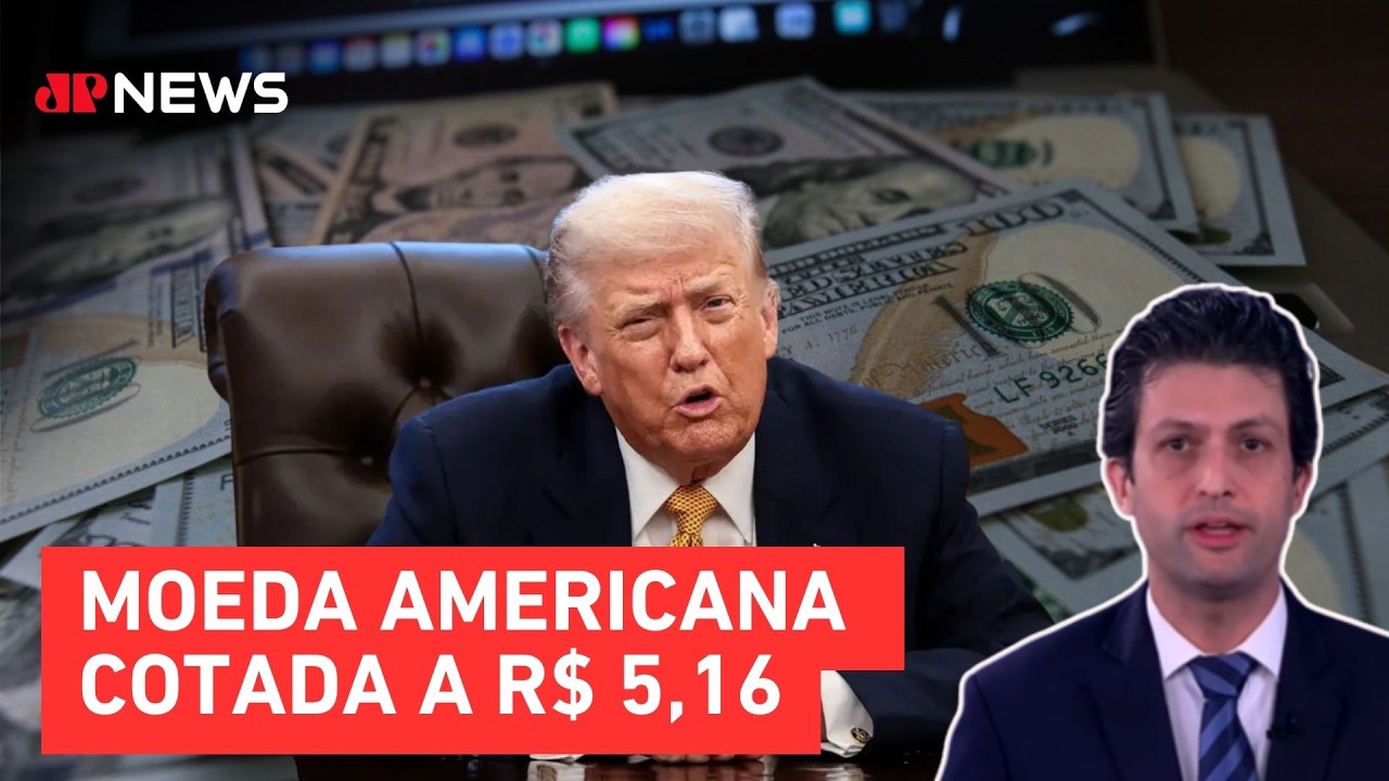 D&oacute;lar cai e bolsa sobe ap&oacute;s falas de Trump sobre poss&iacute;vel fim da guerra; Ghani analisa