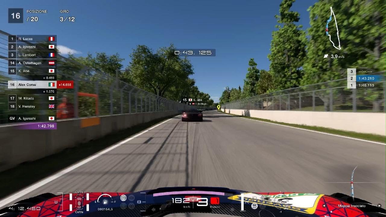 Gran Turismo 7 Ferrari 296 GT3 2023 livrea Red Bull Max Verstappen Pista CGV GP Gara Personalizata