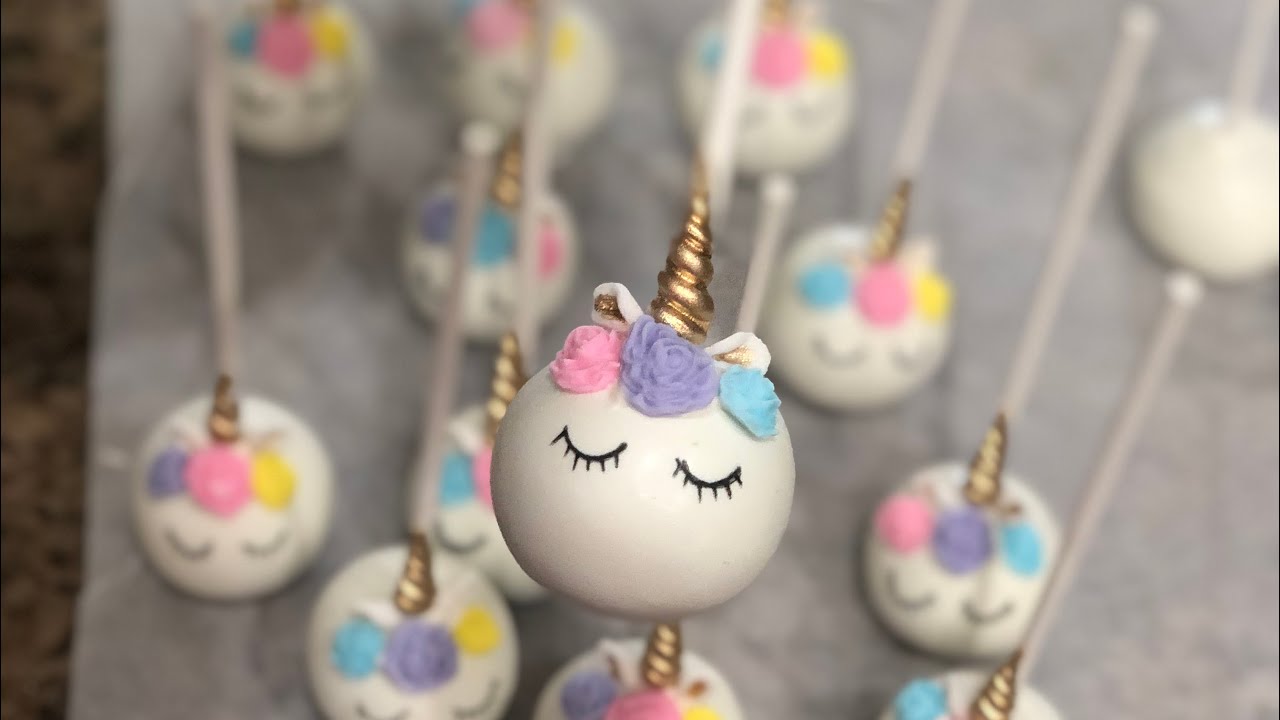 Unicorn Cake Pops