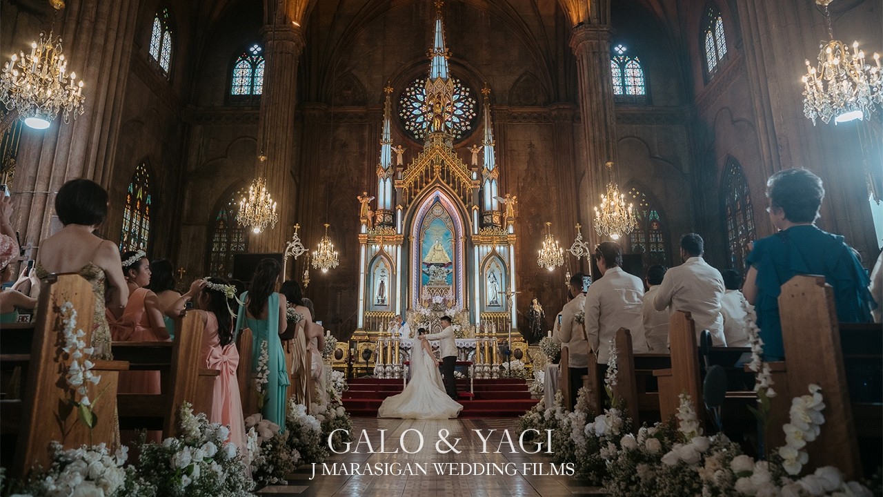 The Wedding of Galo & Yagi: San Sebastian Church Manila (4K)