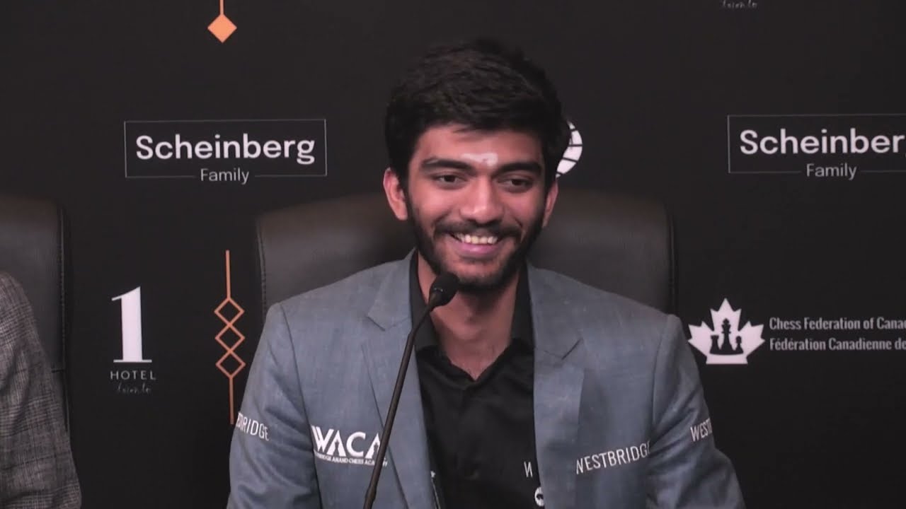 Press Conference with Gukesh, winner of the FIDE Candidates