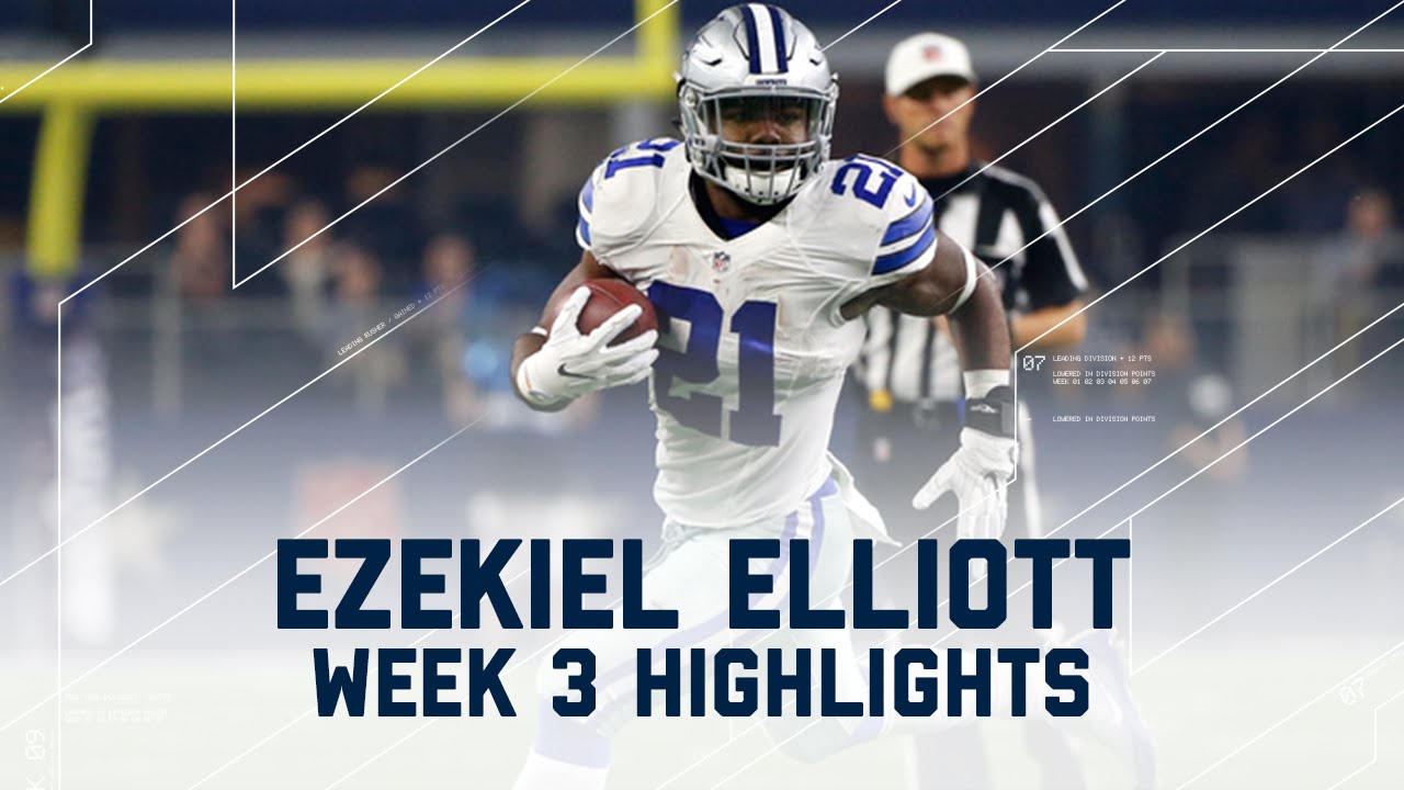Ezekiel Elliott Highlights | Bears vs. Cowboys | NFL Week 3 Player Highlights