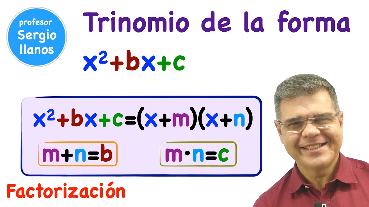 Factoriza un Trinomio de la forma x²+bx+c